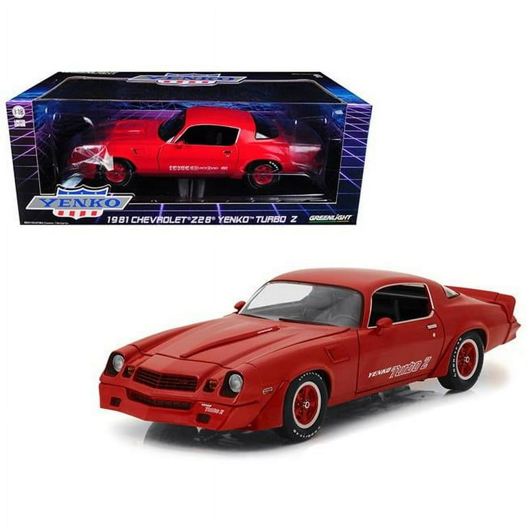 1981 Chevrolet Camaro Z/28 Yenko Turbo Z Red 1/18 Diecast Model