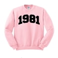 thumbnail image 1 of 1981 College Style Sweatshirt Unisex Large Pink, 1 of 5