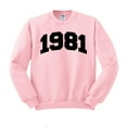 thumbnail image 1 of 1981 College Style Sweatshirt Unisex Small Pink, 1 of 5
