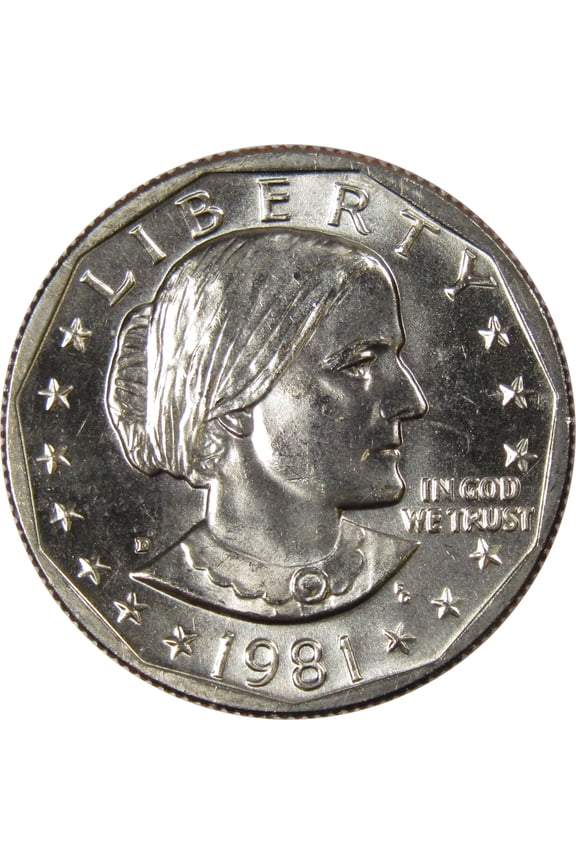 1981 D Susan B Anthony Dollar BU Uncirculated Mint State SBA $1 US Coin