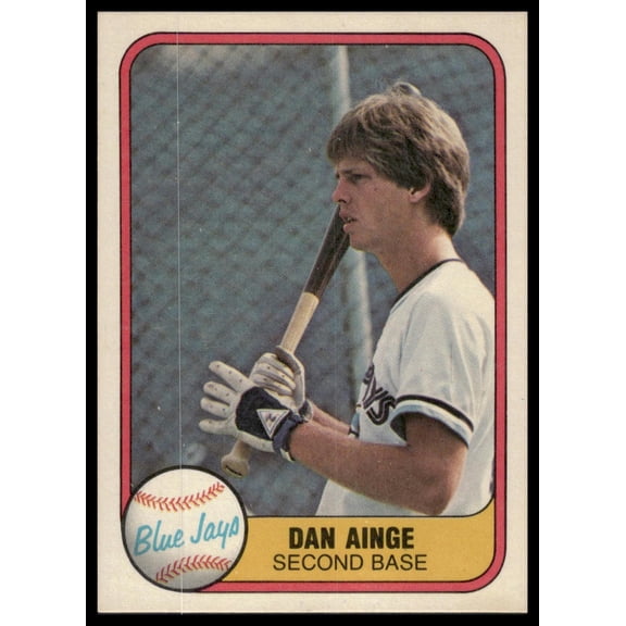 1981 Fleer Baseball Dan Ainge #418