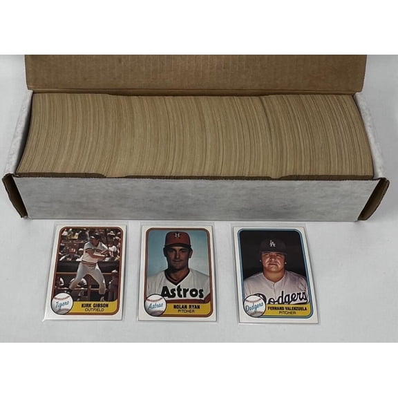 1981 Fleer Baseball Hand Collated Complete Set 1-660