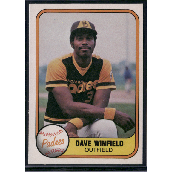 1981 Fleer DAVE WINFIELD #484