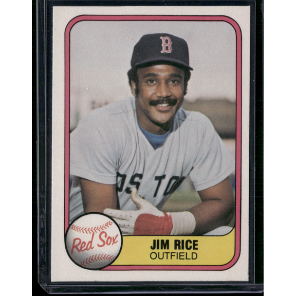 1981 Fleer JIM RICE #222