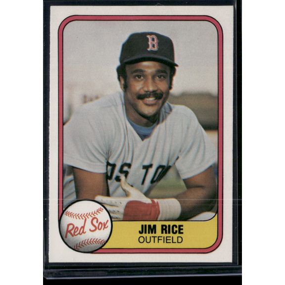 1981 Fleer JIM RICE #222