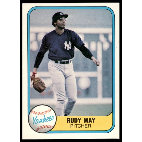 1981 Fleer Rudy May #90