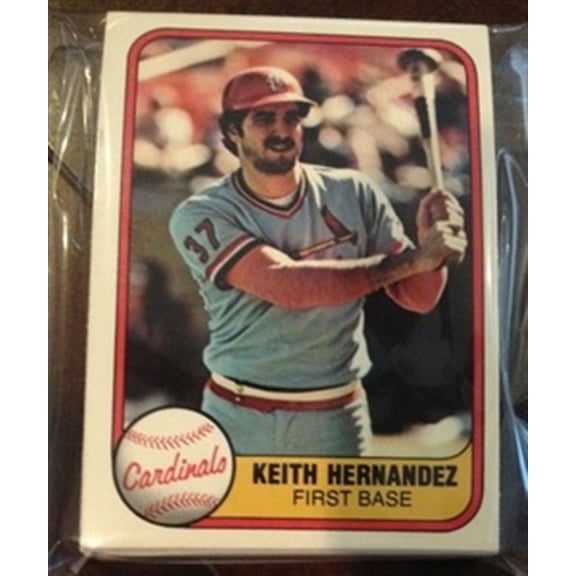 1981 Fleer St. Louis Cardinals Team Set 23 Cards NrMT