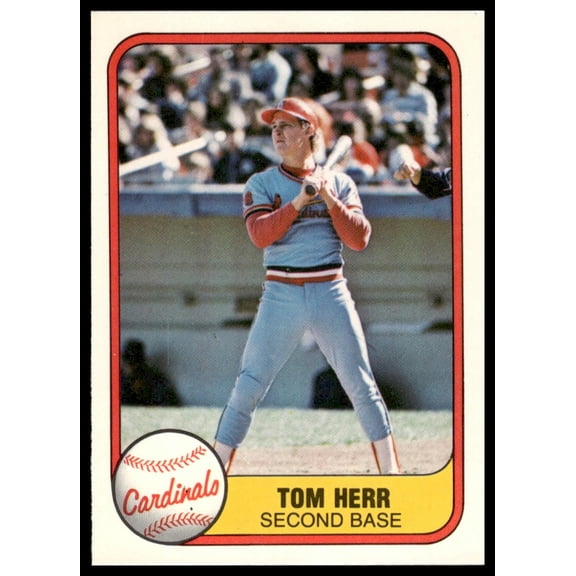 1981 Fleer Tom Herr #550