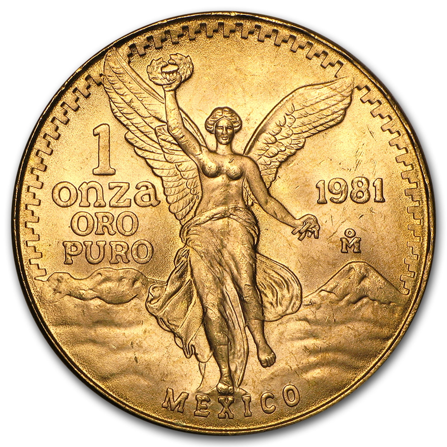 MEXICO CITY MINT 1981 Mexico 1 oz Gold Libertad BU