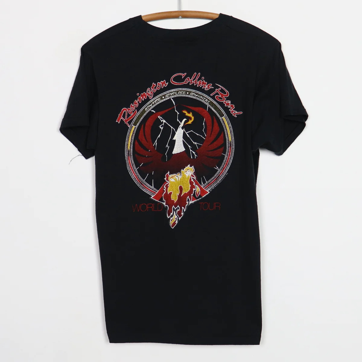1981 Rossington Collins Band World Tour Short Sleeve T Shirt Full Size