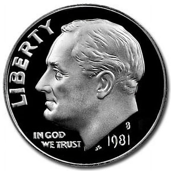 1981-S Roosevelt Dime Type I Gem Proof