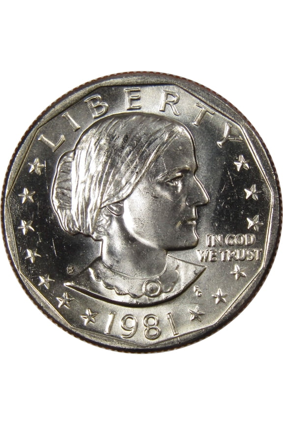 1981 S Susan B Anthony Dollar BU Uncirculated Mint State SBA $1 US Coin