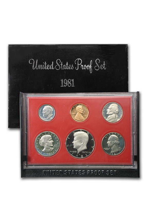 1981-S U.S. Proof Set (Type 2, Clear S)