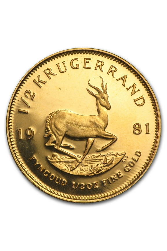 1981 South Africa 1/2 oz Gold Krugerrand