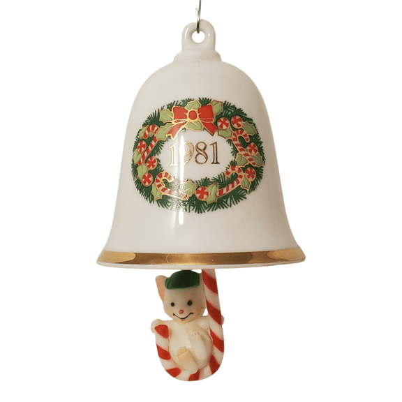 1981 Swingin Bellringer (Bell) Hallmark Keepsake Christmas Tree Ornaments QX441-5
