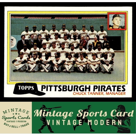 1981 Topps Pittsburgh Pirates - Chuck Tanner CL, MGR, TC #683 Pittsburgh Pirates MLB Baseball Trading Card