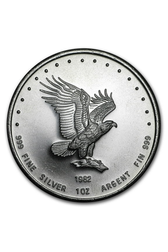 1982 1 oz Silver Round - Monex Eagle