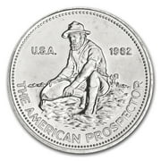 1982 1 oz Silver Round - Prospector (E Logo Reverse)