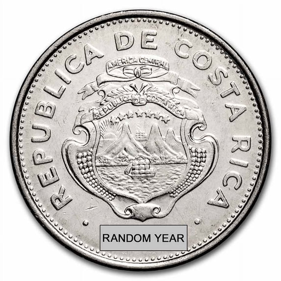 1982-1984 Costa Rica 2 Colones Avg Circ