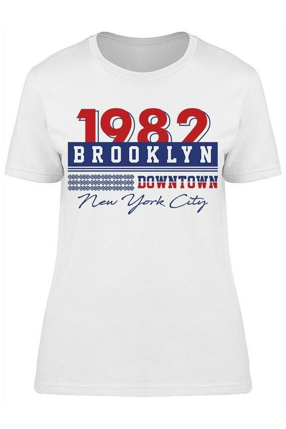 1982 Brooklyn Downtown T-Shirt Women -Image by Shutterstock, Female x-Large