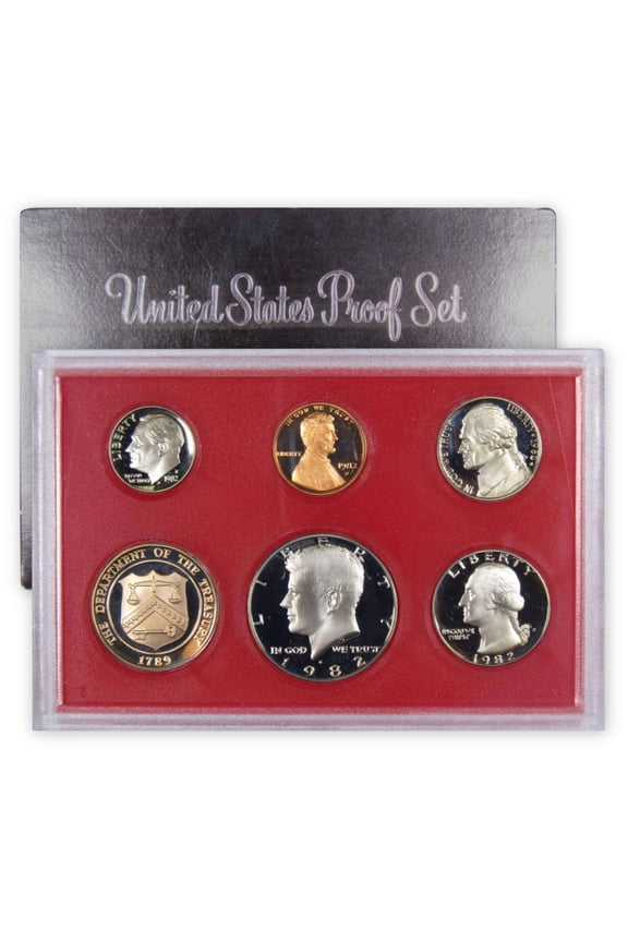 1982 Clad Proof Set U.S. Mint Original Government Packaging OGP