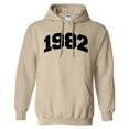 thumbnail image 1 of 1982 College Style Hoodie Sweatshirt Unisex Large Sand, 1 of 5