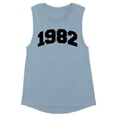 thumbnail image 1 of 1982 College Style Women's Muscle Tank X-Large Stonewash Denim, 1 of 5