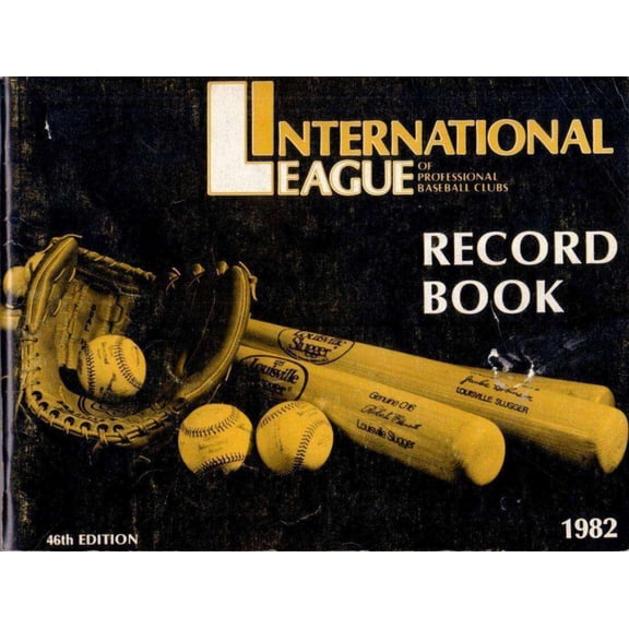 1982 International League baseball Record Book Wade Boggs Cal Ripken