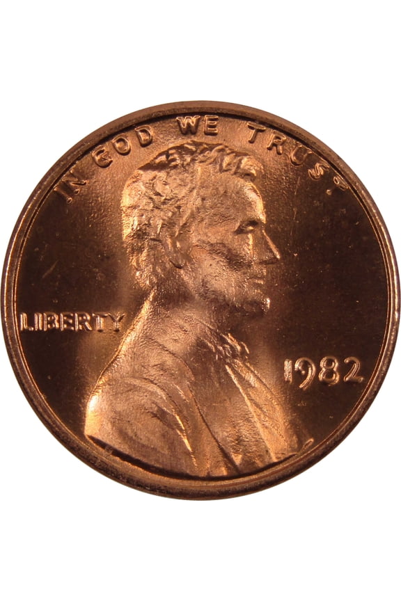 1982 Large Date Lincoln Memorial Cent Uncirculated Copper Penny 1c