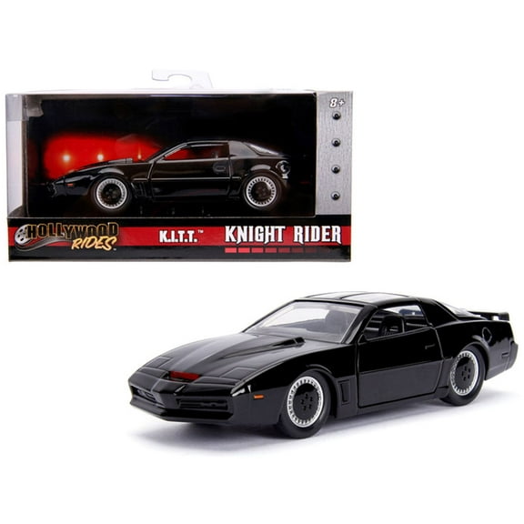 1982 Pontiac Firebird Trans Am Black Knight Rider  TV Series Hollywood Rides Series 1/32 Diecast Model Car by Jada