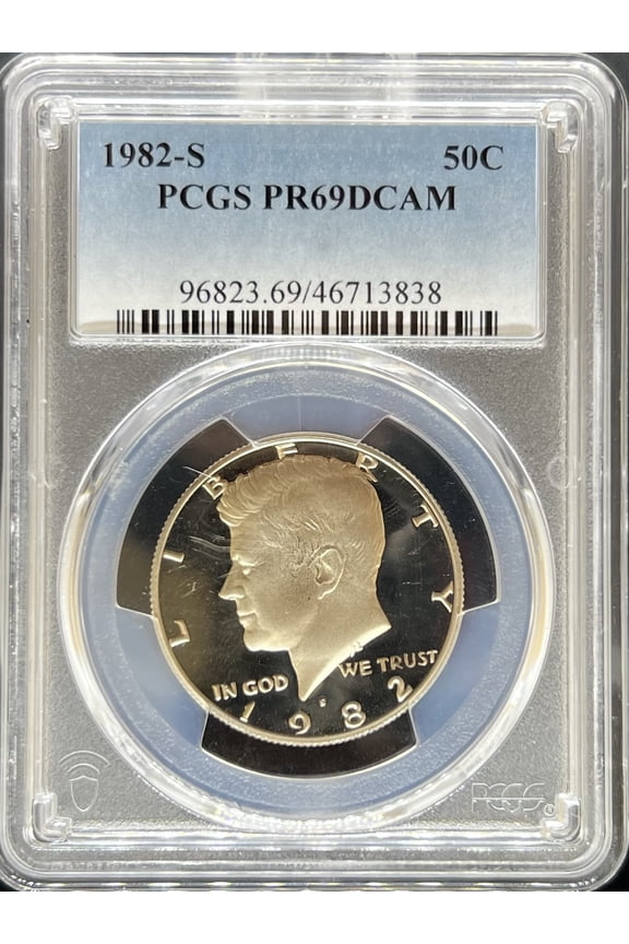 1982-S Kennedy Half Dollar PR69DCAM PCGS (PA46713838)