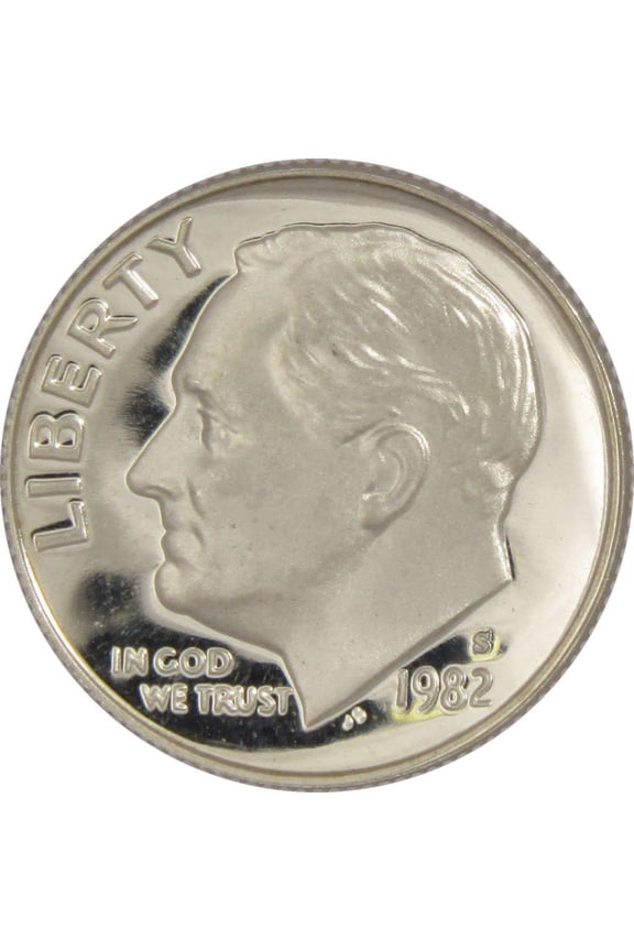 1982 S Roosevelt Dime Choice Proof 10c US Coin Collectible