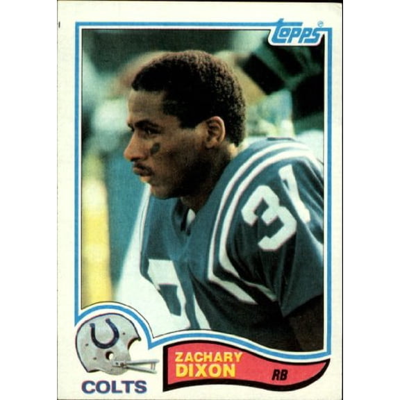 1982 Topps #14 Zachary Dixon NFL Football Trading Card