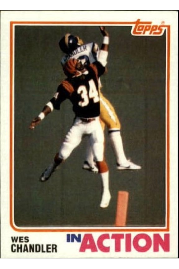 1982 Topps #229 Wes Chandler IA NFL Football Trading Card