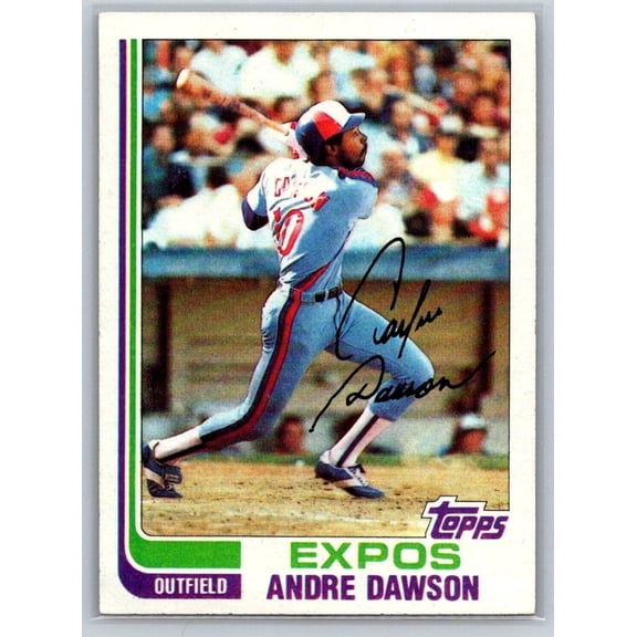 1982 Topps Andre Dawson #540 Montreal Expos MLB Baseball Card