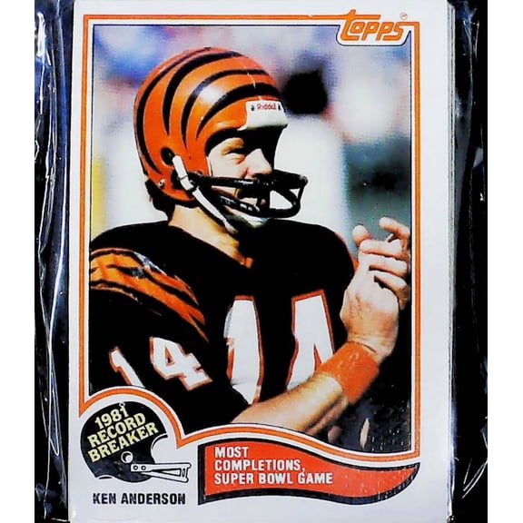 1982 Topps Football Cincinnati Bengals Team Set 22 Cards Anthony Munoz RC Cris Collinsworth RC Ken Anderson NrMt