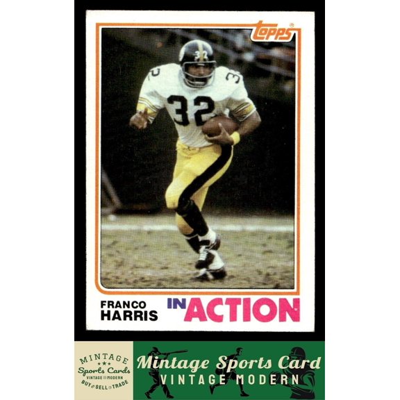 1982 Topps Franco Harris #212 Pittsburgh Steelers Football Card