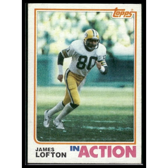 1982 Topps James Lofton #365 Green Bay Packers NFL Football Card