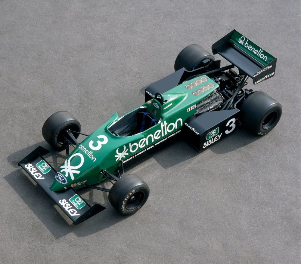 1982 Tyrrell-Cosworth 011 30 litre F1 single seater racing car Driven by Michele Alboreto Country or origin United Kingdom Canvas Art - Panoramic Images (32 x 36)