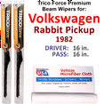 thumbnail image 1 of 1982 Volkswagen Rabbit Pickup Performance Beam Wipers (Set of 2), 1 of 3