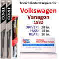 thumbnail image 1 of 1982 Volkswagen Vanagon Wiper Blades (Set of 3) w/Rear Wiper, 1 of 3