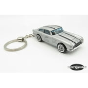 1983 83 Aston Martin Grey Silver Forza Custom Car Novelty Keychain 164 Diecast