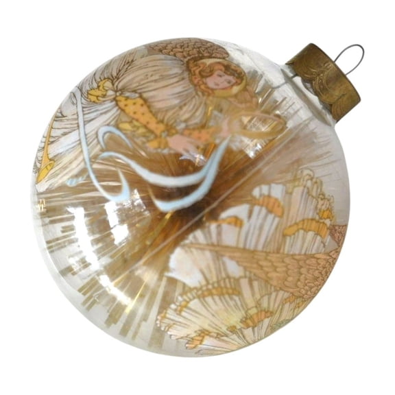 1983 Angels Glass Ball (Holiday Traditions) Hallmark Keepsake Christmas Tree Ornaments QX219-7