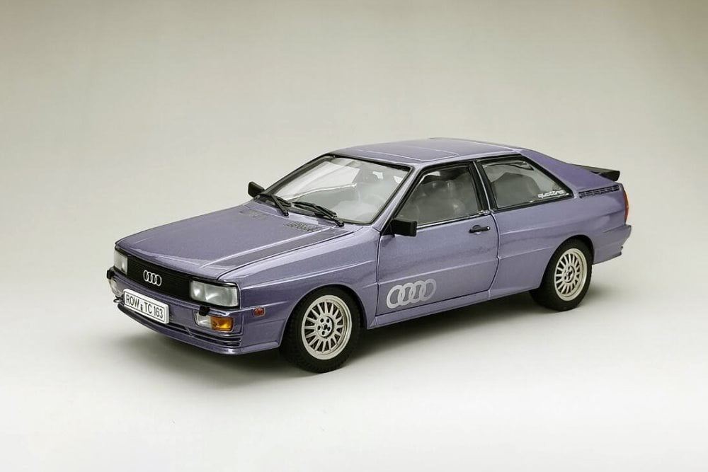 人気ブランドの新作 - Purple Coupe, Quattro Audi 1983 Sun scale 1/18 - 4163 Star ミニカー