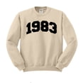 thumbnail image 1 of 1983 College Style Sweatshirt Unisex Medium Sand, 1 of 5