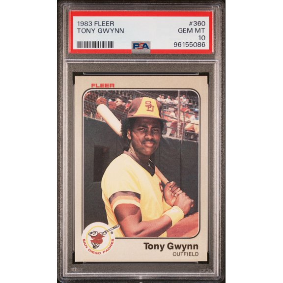 1983 Fleer Tony Gwynn #360 PSA 10