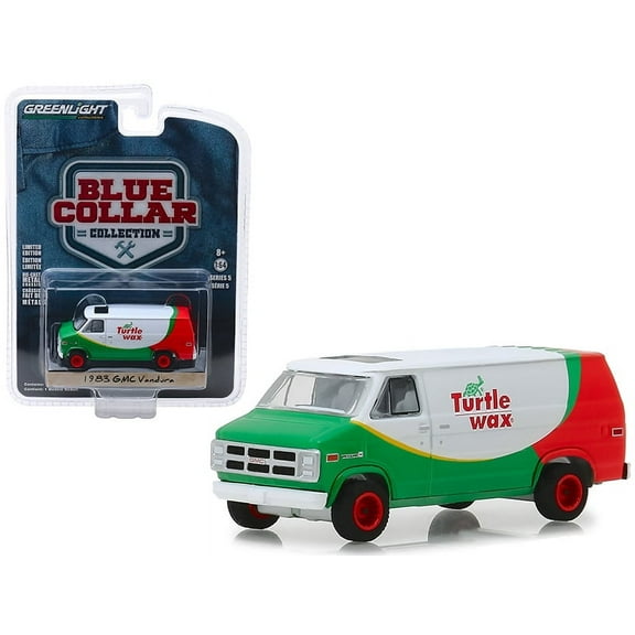 1983 GMC Vandura Van "Turtle Wax" "Blue Collar Collection" Series 5 1/64 Diecast Model Car by Greenlight