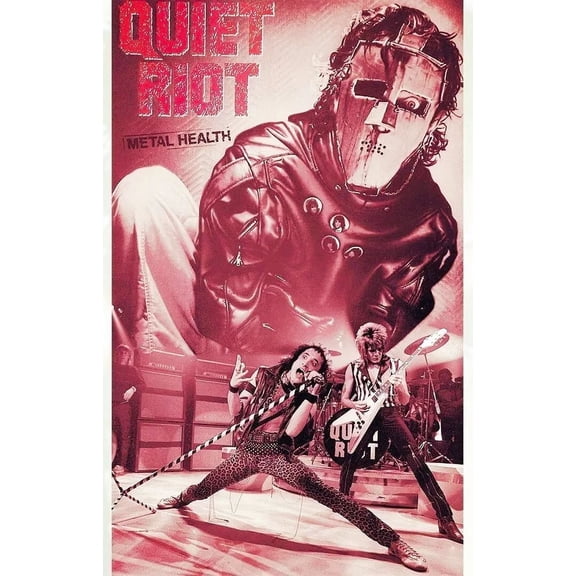 1983 QUIET RIOT POSTER PROMO MENTAL HEALTH WALL ART PRINT ES 24 x 36 Inch Poster