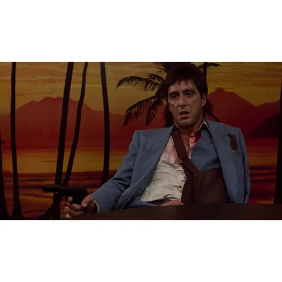 1983 Scarface Movie Poster Tony Montana Al Pacino Michelle Pfeiffer UNFRAMED PAPER POSTER