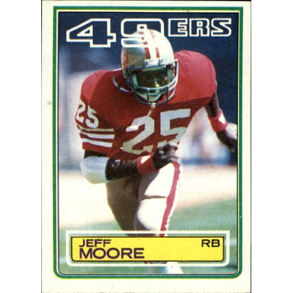 1983 Topps #170 Jeff Moore NFL Football Trading Card
